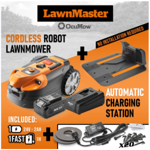 LAWNMASTER OcuMow 18 24 V 500 m² | Charpière