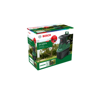 Broyeur de végétaux Bosch AXT 2550 TC – Puissant 2500 W, Silencieux & Compact | Broyage rapide et sans effort